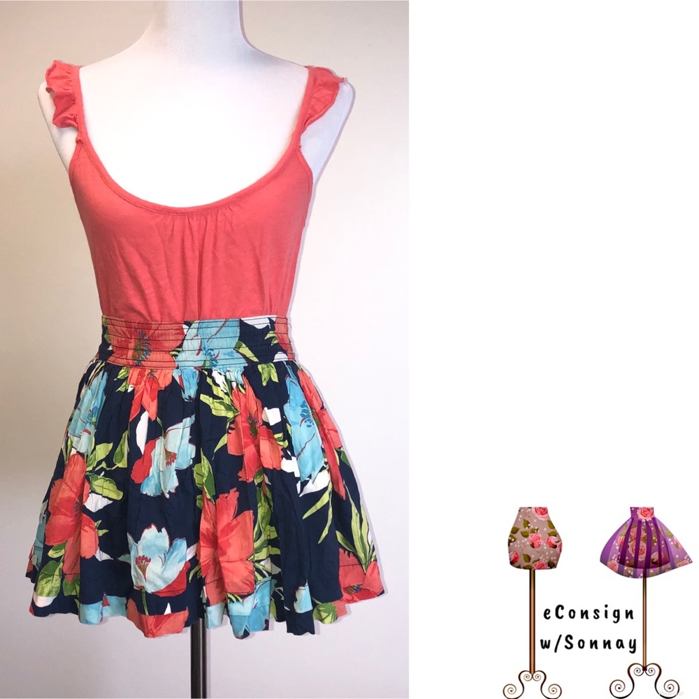 | Floral Mini Skirt |